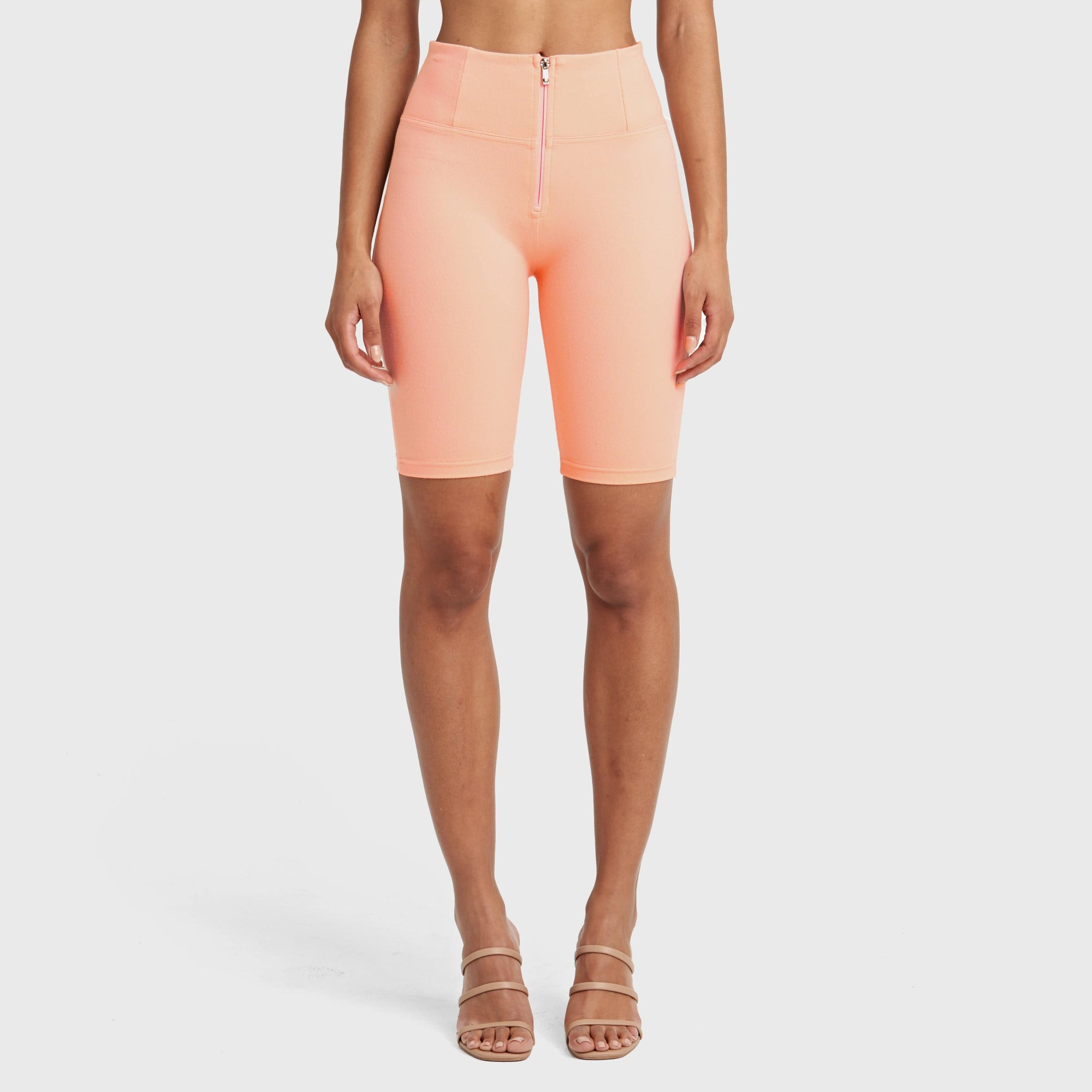 WR.UP® Drill Limited Edition - High Waisted - Biker Shorts - Peach