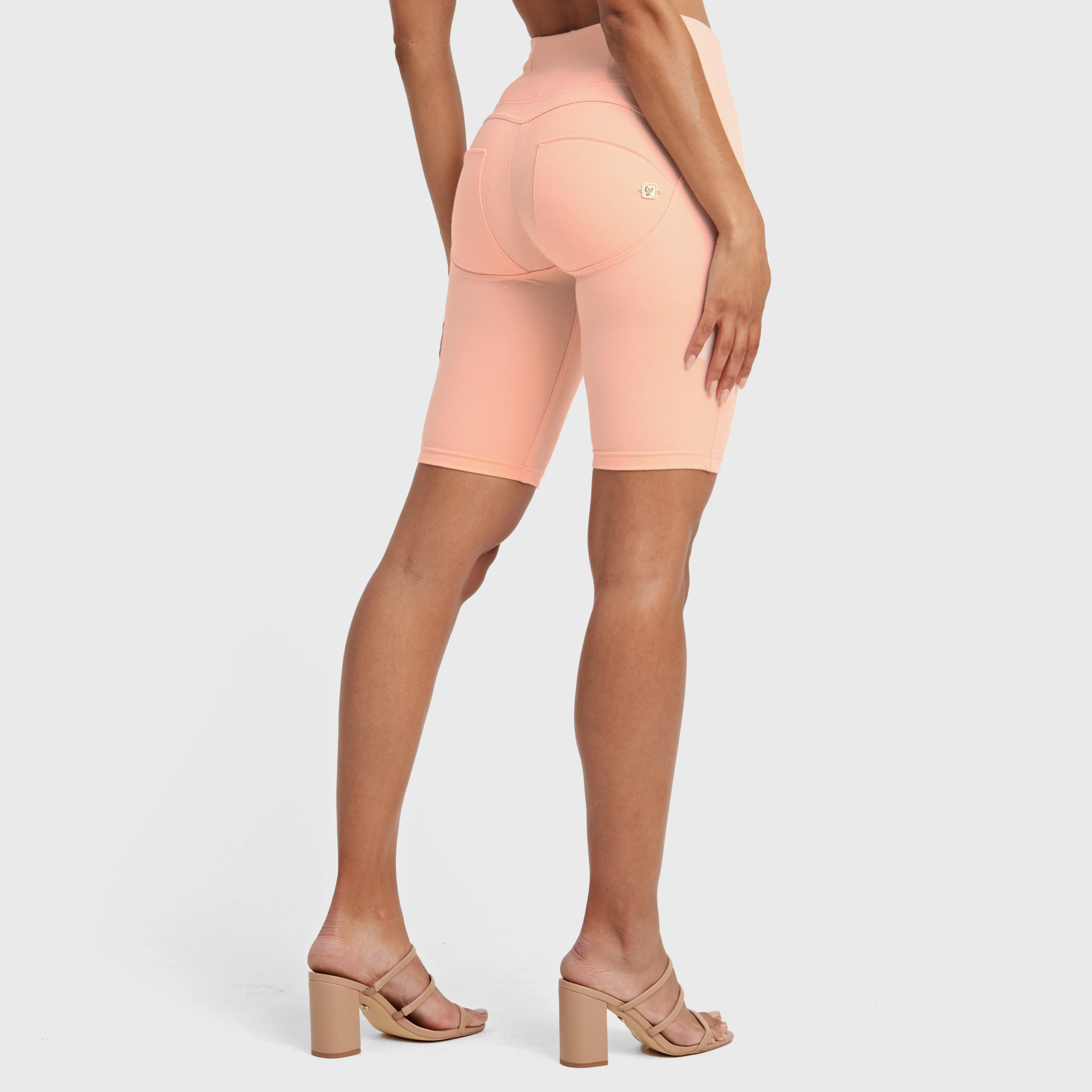 WR.UP® Drill Limited Edition - High Waisted - Biker Shorts - Peach