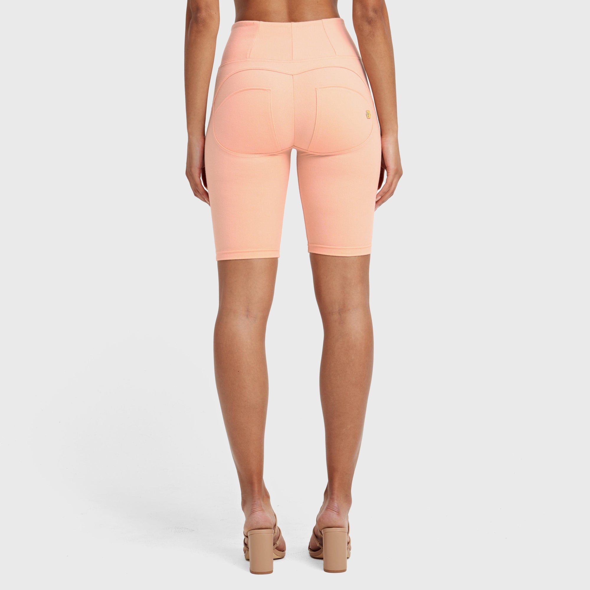 WR.UP® Drill Limited Edition - High Waisted - Biker Shorts - Peach