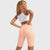 WR.UP® Drill Limited Edition - High Waisted - Biker Shorts - Peach