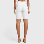 شورت رياضي قصير من WR.UP® إصدار محدود - خصر عالٍ - أبيض