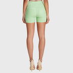 شورت WR.UP® للأزياء - بخصر عالٍ - أخضر فاتح