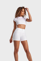 WR.UP® Fashion - High Waisted - Shorts - White