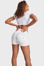 WR.UP® Fashion - High Waisted - Shorts - White