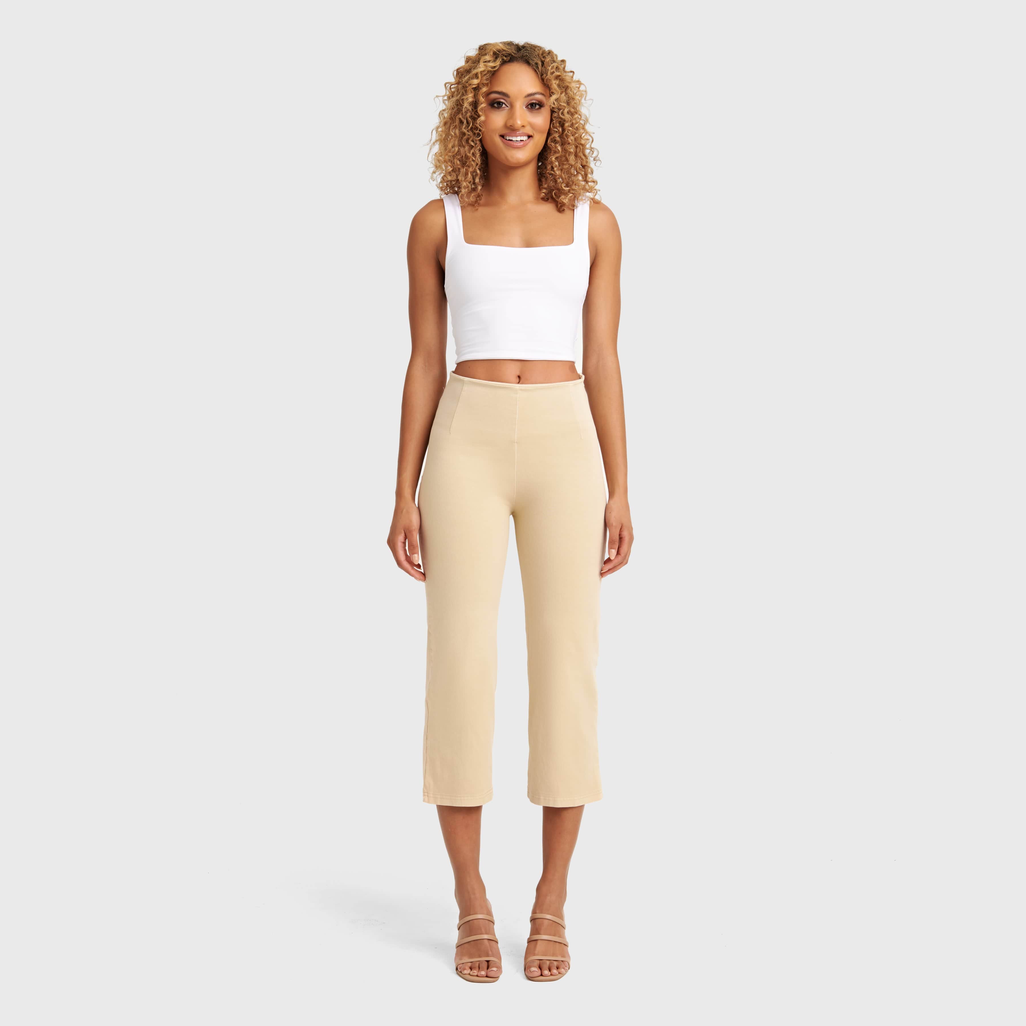 WR.UP® Snug Jeans - High Waisted - Cropped - Beige