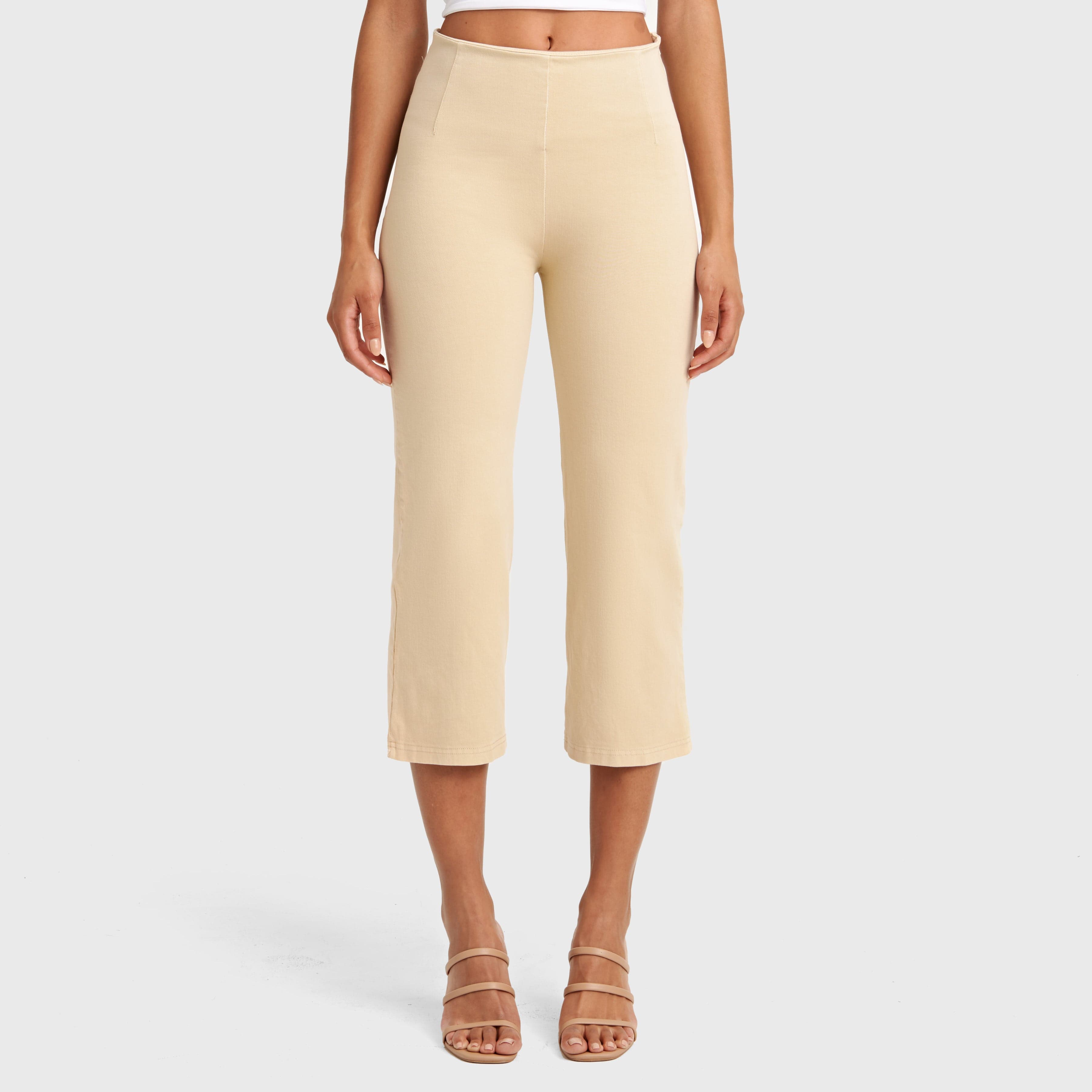 WR.UP® Snug Jeans - High Waisted - Cropped - Beige