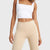 WR.UP® Snug Jeans - High Waisted - Cropped - Beige