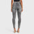 WR.UP® Snug Ripped Jeans - High Waisted - Full Length - Grey Stonewash + Grey Stitching