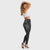 WR.UP® Snug Jeans - High Waisted - Full Length - Black + Black Stitching