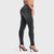 WR.UP® Snug Jeans - High Waisted - Full Length - Black + Black Stitching