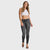 WR.UP® Snug Jeans - High Waisted - Full Length - Black + Black Stitching