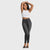 WR.UP® Snug Curvy Jeans - High Waisted - Full Length - Black + Black Stitching