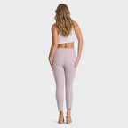 بنطلون جينز ضيق من WR.UP® - خصر مرتفع - طول 7/8 - رمادي فاتح