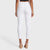 WR.UP® Snug Distressed Jeans - High Waisted - 7/8 Length - White