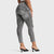 WR.UP® Snug Ripped Jeans - High Waisted - 7/8 Length - Grey Stonewash + Grey Stitching