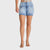 WR.UP® Snug Jeans - High Waisted - Shorts - Light Blue + Blue Stitching