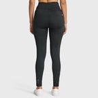 بنطال رياضي WR.UP® Diwo Sport - خصر مرتفع - طول 7/8 - أسود 